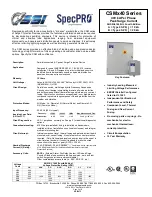 Ilsco SSI CSM 40 Series Manual preview