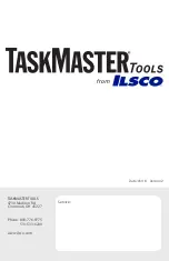 Предварительный просмотр 24 страницы Ilsco TaskMaster BLL-CUT120CU-PS Instruction Manual