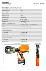 Preview for 8 page of Ilsco TASKMASTER TB-6DF1000-P Instruction Manual