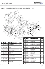 Preview for 17 page of Ilsco TASKMASTER TB-6DF1000-P Instruction Manual