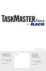 Preview for 24 page of Ilsco TASKMASTER TB-6DF1000-P Instruction Manual