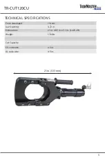 Preview for 5 page of Ilsco TaskMaster TR-CUT120CU Instruction Manual