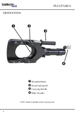 Preview for 6 page of Ilsco TaskMaster TR-CUT120CU Instruction Manual