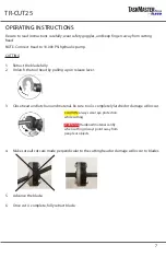 Preview for 7 page of Ilsco TaskMaster TR-CUT25 Instruction Manual