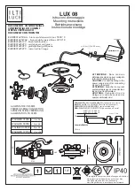 Ilti Luce BLUX08016250AA Mounting Instructions preview