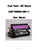 Предварительный просмотр 1 страницы Ilumenite ILDW-7045524-00D-11 User Manual