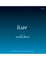 Preview for 1 page of Iluv i1166 Instruction Manual