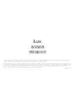 Preview for 24 page of Iluv i169 Instruction Manual