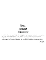 Preview for 30 page of Iluv i398 Instruction Manual