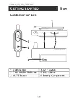 Предварительный просмотр 4 страницы Iluv i910 Instruction Manual