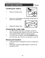 Предварительный просмотр 5 страницы Iluv i910 Instruction Manual