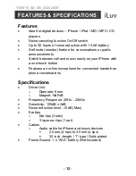 Предварительный просмотр 13 страницы Iluv i910 Instruction Manual