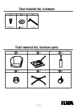 Предварительный просмотр 3 страницы Ilva GAIN 1069668 Assembly Instruction Manual