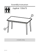 Ilva Jupiter 130x75 Assembly Instruction Manual предпросмотр