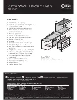 Предварительный просмотр 2 страницы ILVE 900 WMP Specification