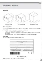 Preview for 7 page of ILVE BC645 Use And Maintenance Manual