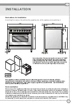 Preview for 9 page of ILVE CSVP Series Operating & Installation Manual