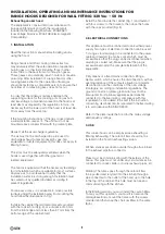 Preview for 4 page of ILVE CU89 Series Instruction Manual