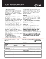 Preview for 16 page of ILVE ILBC142BVL Instruction Manual