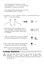 Preview for 17 page of ILVE ILCC30 Instruction Manual / Installation Manual