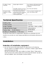 Preview for 21 page of ILVE ILCC30 Instruction Manual / Installation Manual