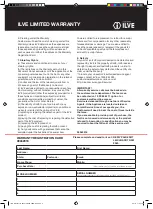 Preview for 27 page of ILVE ILCC30 Instruction Manual / Installation Manual