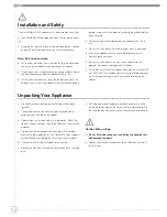 Preview for 4 page of ILVE Milano User Manual