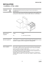 Предварительный просмотр 33 страницы ILVE PRO-LINE Operating & Installation Manual