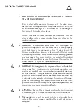 Предварительный просмотр 4 страницы ILVE ULTRACOMBI Installation, User And Maintenance Instructions