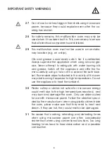 Предварительный просмотр 9 страницы ILVE ULTRACOMBI Installation, User And Maintenance Instructions