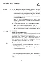 Предварительный просмотр 10 страницы ILVE ULTRACOMBI Installation, User And Maintenance Instructions