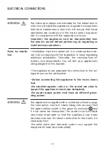 Предварительный просмотр 13 страницы ILVE ULTRACOMBI Installation, User And Maintenance Instructions