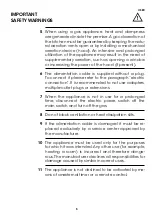 Preview for 8 page of ILVE V09CSV/SS User, Operating & Installation Manual