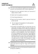 Preview for 9 page of ILVE V09CSV/SS User, Operating & Installation Manual