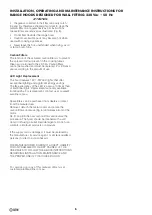 Preview for 6 page of ILVE X400 Series Instruction Manual