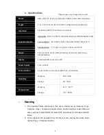 Preview for 5 page of ILY Enterprise SDC07-SSP User Manual