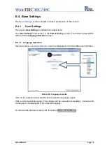 Preview for 59 page of Image Access Wide Tek WT 36C Setup Manual