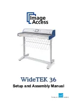 Preview for 1 page of Image Access WideTEK 36 Setup And Assembly Manual