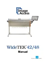 Image Access WideTEK 42 Manual Manual предпросмотр