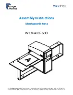 Image Access WideTEK WT36ART-600 Assembly Instructions Manual preview