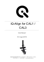 Preview for 1 page of Image Engineering iQ-Align User Manual