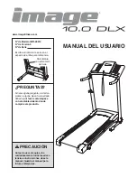 Preview for 1 page of Image Fitness 10.0 Dlx Treadmill (Spanish) Manual Del Usuario