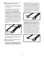 Preview for 17 page of Image Fitness 10.0 Dlx Treadmill (Spanish) Manual Del Usuario