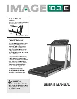 Предварительный просмотр 1 страницы Image Fitness 10.3e User Manual