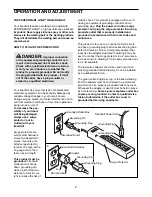 Preview for 7 page of Image Fitness 10.3e User Manual