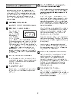 Preview for 12 page of Image Fitness 10.3e User Manual