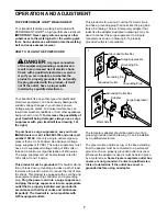 Preview for 7 page of Image Fitness 10.8ql User Manual