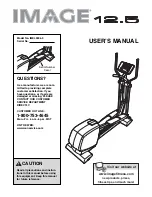 Image Fitness 12.5 Elliptical User Manual preview