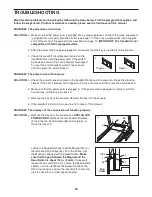 Preview for 20 page of Image Fitness 15.5s Treadmill Manual