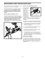 Preview for 17 page of Image Fitness 4.0 Ex Bike User Manual